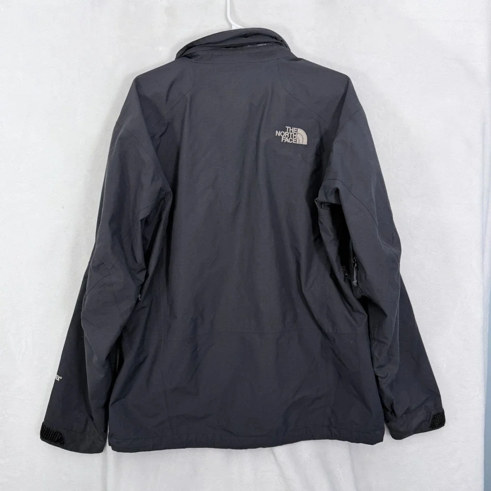 Vintage The North Face Gore Tex Jacket Mens M Black Full Zip Rain Mesh Line